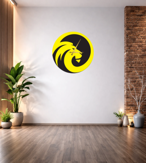 ASLAN DEKOR DUVAR SAATİ T357