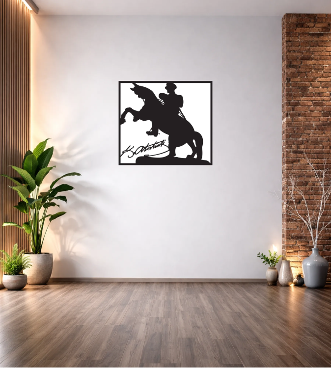 ATATÜRK DUVAR TABLOSU T450