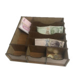 ÇEKMECE İÇİ AHŞAP PARA DÜZENLEYİCİ 25*25*6 CM T429